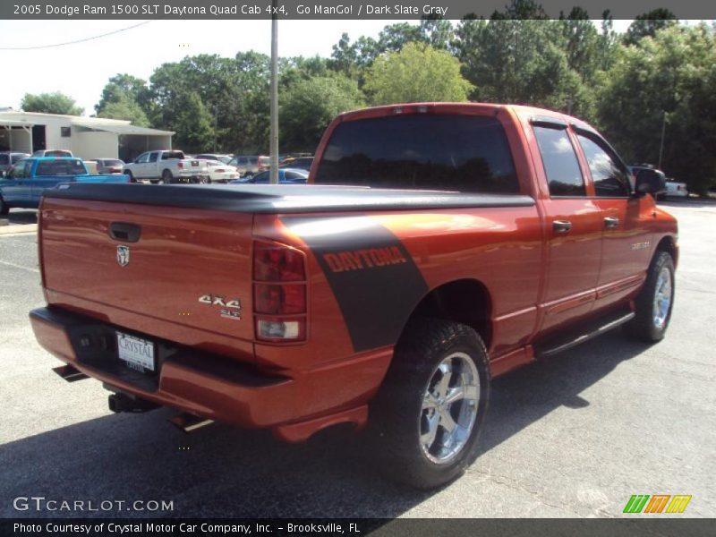 Go ManGo! / Dark Slate Gray 2005 Dodge Ram 1500 SLT Daytona Quad Cab 4x4