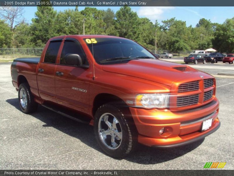 Go ManGo! / Dark Slate Gray 2005 Dodge Ram 1500 SLT Daytona Quad Cab 4x4