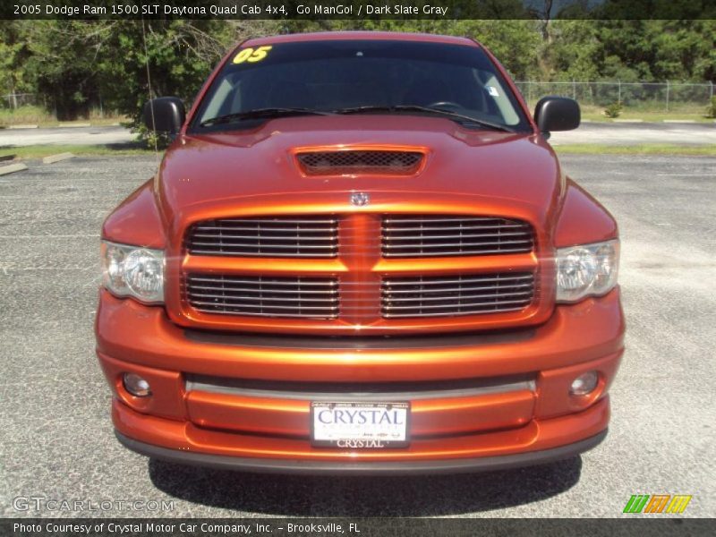 Go ManGo! / Dark Slate Gray 2005 Dodge Ram 1500 SLT Daytona Quad Cab 4x4