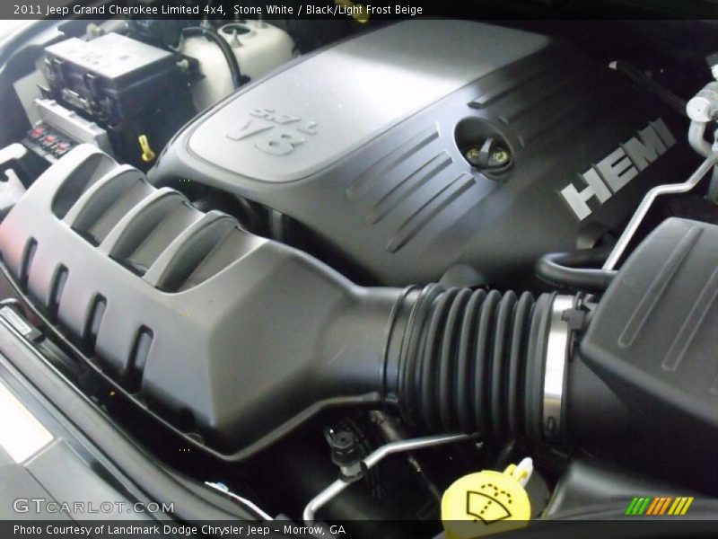 Stone White / Black/Light Frost Beige 2011 Jeep Grand Cherokee Limited 4x4