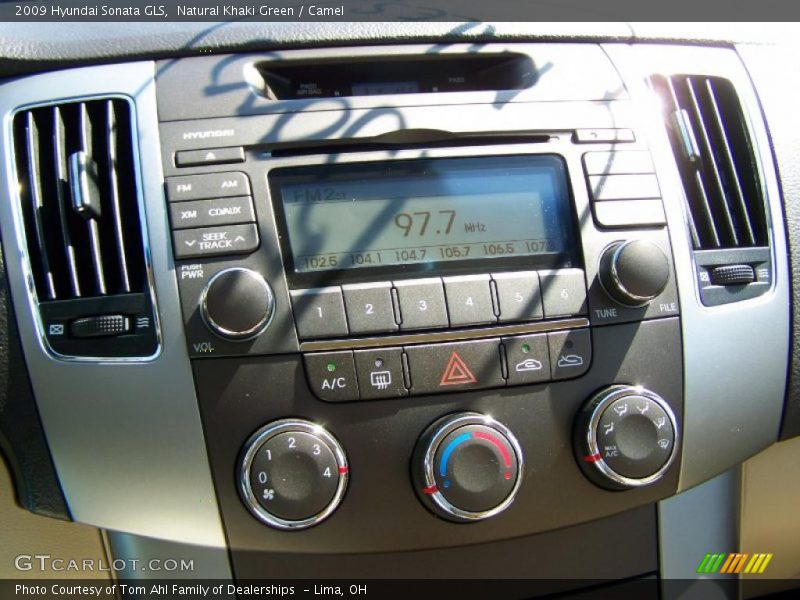 Natural Khaki Green / Camel 2009 Hyundai Sonata GLS