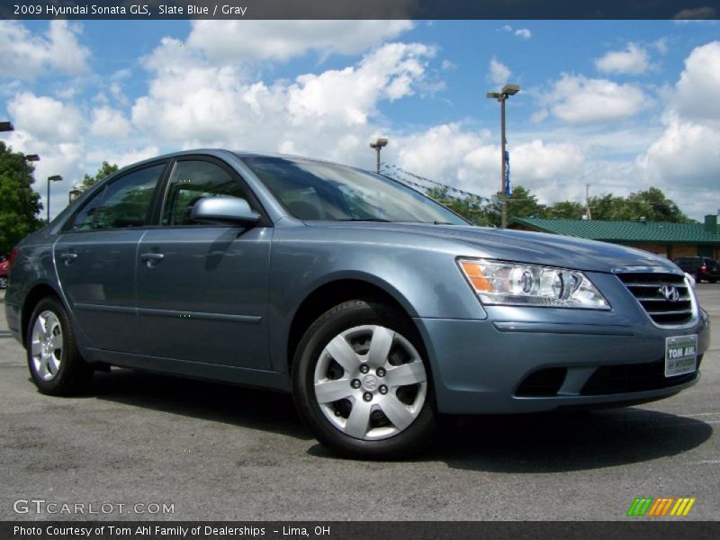 Slate Blue / Gray 2009 Hyundai Sonata GLS