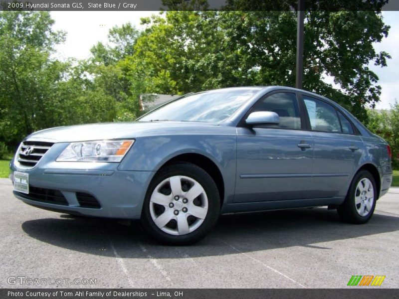 Slate Blue / Gray 2009 Hyundai Sonata GLS