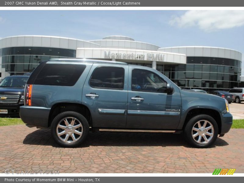 Stealth Gray Metallic / Cocoa/Light Cashmere 2007 GMC Yukon Denali AWD