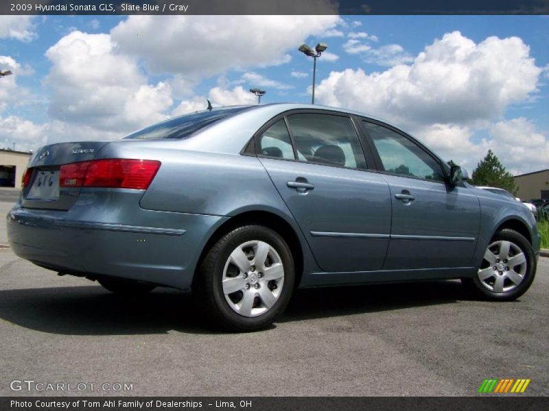 Slate Blue / Gray 2009 Hyundai Sonata GLS