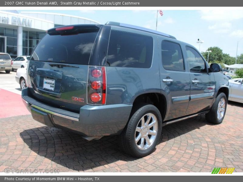 Stealth Gray Metallic / Cocoa/Light Cashmere 2007 GMC Yukon Denali AWD