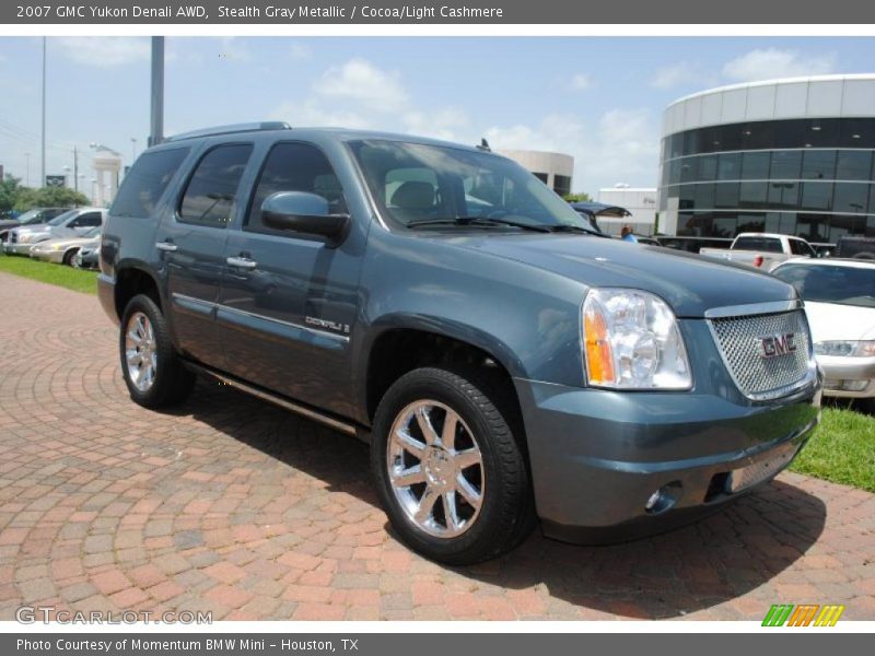 Stealth Gray Metallic / Cocoa/Light Cashmere 2007 GMC Yukon Denali AWD