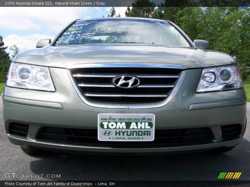 Natural Khaki Green / Gray 2009 Hyundai Sonata GLS