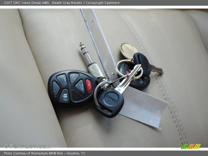 Stealth Gray Metallic / Cocoa/Light Cashmere 2007 GMC Yukon Denali AWD