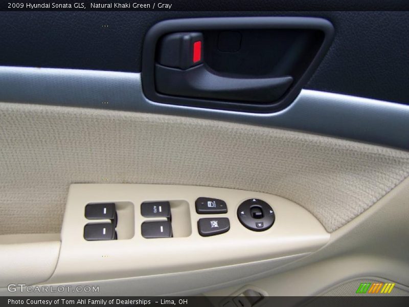 Natural Khaki Green / Gray 2009 Hyundai Sonata GLS