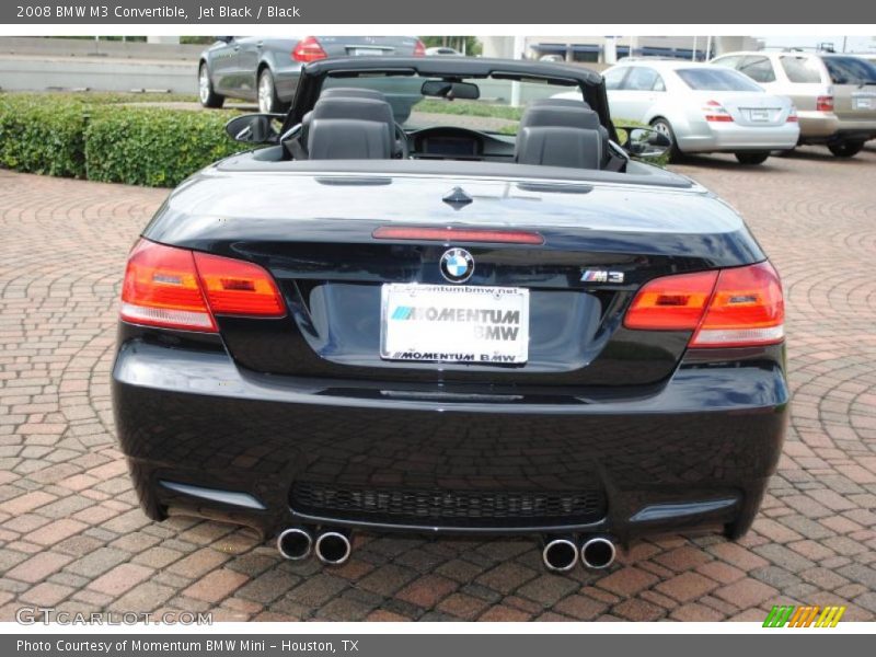 Jet Black / Black 2008 BMW M3 Convertible