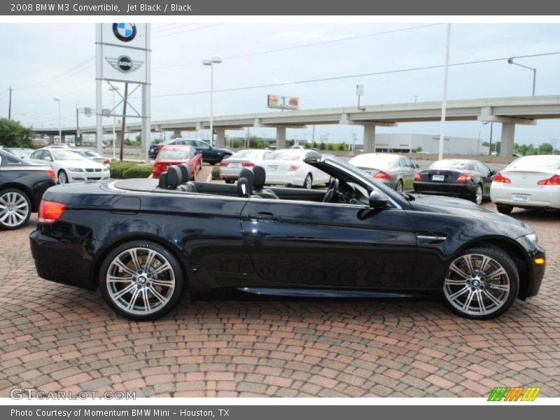 Jet Black / Black 2008 BMW M3 Convertible