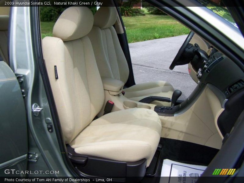 Natural Khaki Green / Gray 2009 Hyundai Sonata GLS