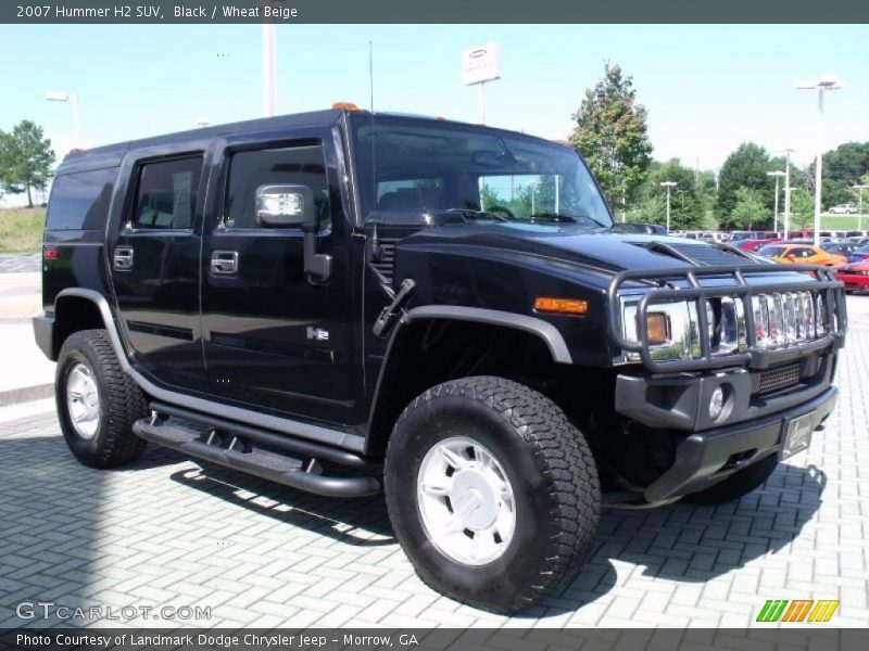 Black / Wheat Beige 2007 Hummer H2 SUV