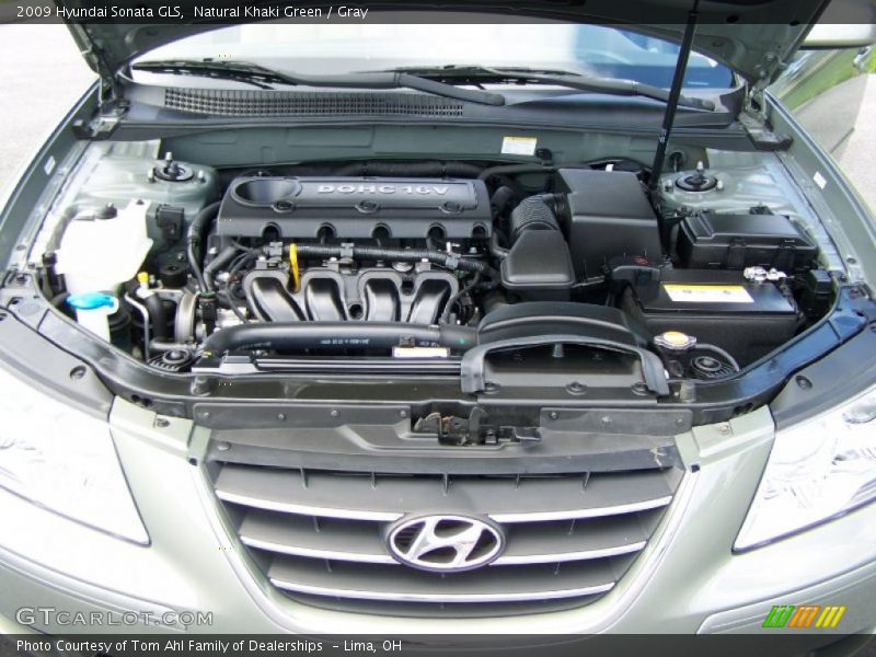 Natural Khaki Green / Gray 2009 Hyundai Sonata GLS