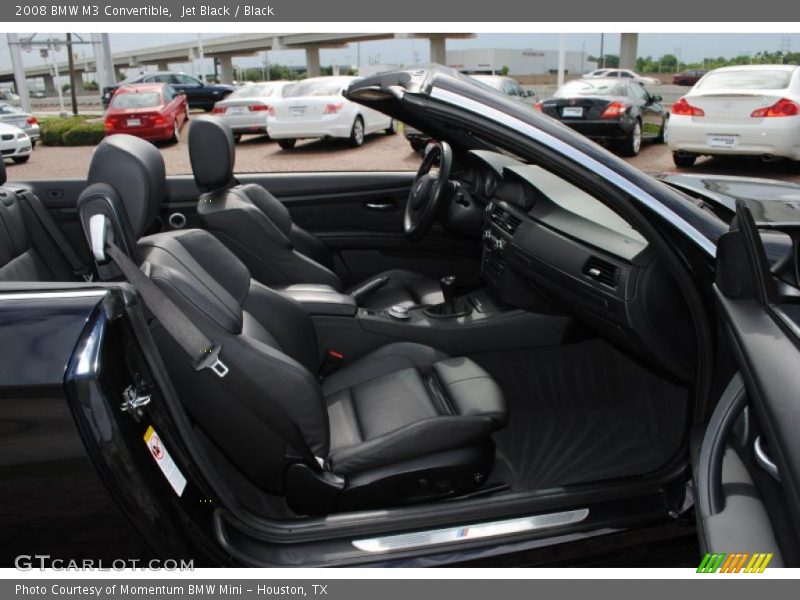 Jet Black / Black 2008 BMW M3 Convertible