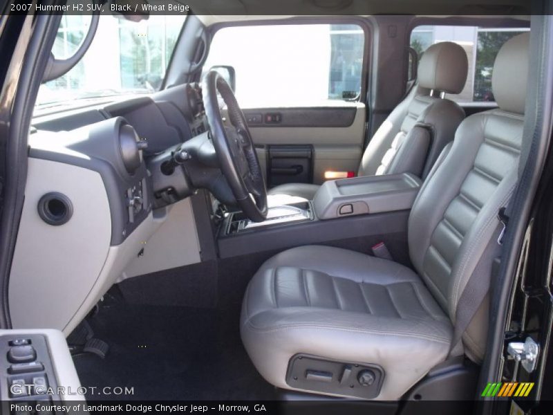 Black / Wheat Beige 2007 Hummer H2 SUV