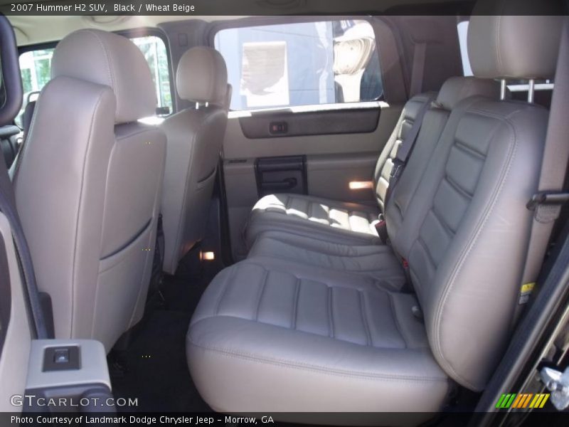 Black / Wheat Beige 2007 Hummer H2 SUV
