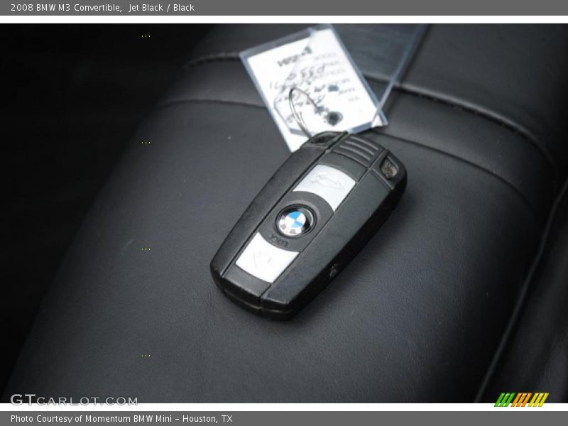 Jet Black / Black 2008 BMW M3 Convertible
