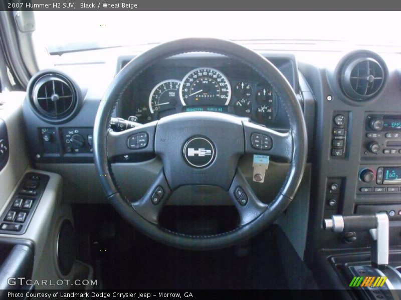 Black / Wheat Beige 2007 Hummer H2 SUV