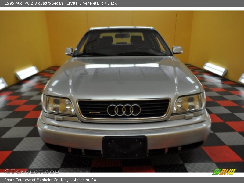 Crystal Silver Metallic / Black 1995 Audi A6 2.8 quattro Sedan