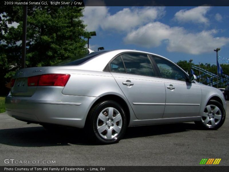 Bright Silver / Gray 2009 Hyundai Sonata GLS
