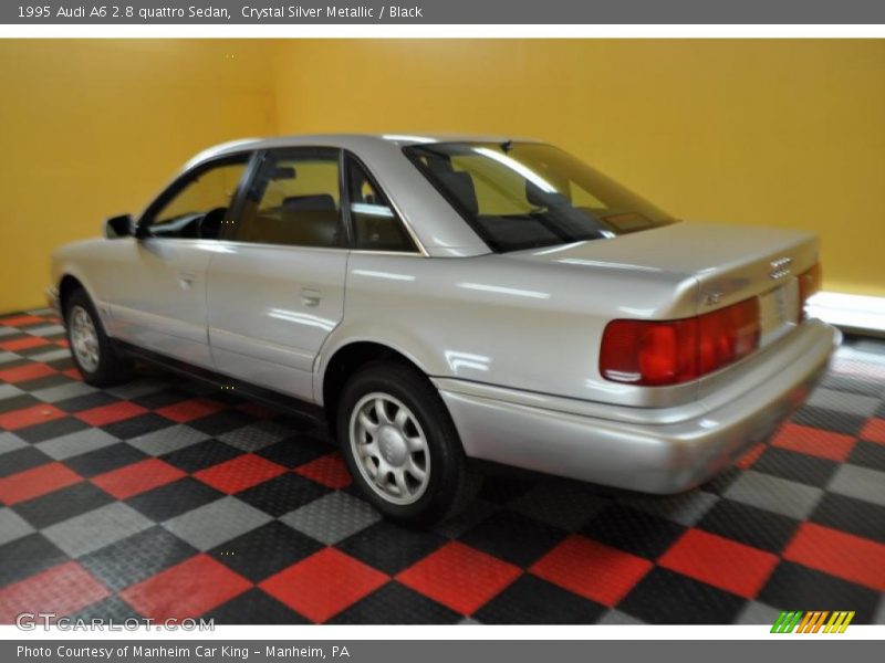 Crystal Silver Metallic / Black 1995 Audi A6 2.8 quattro Sedan