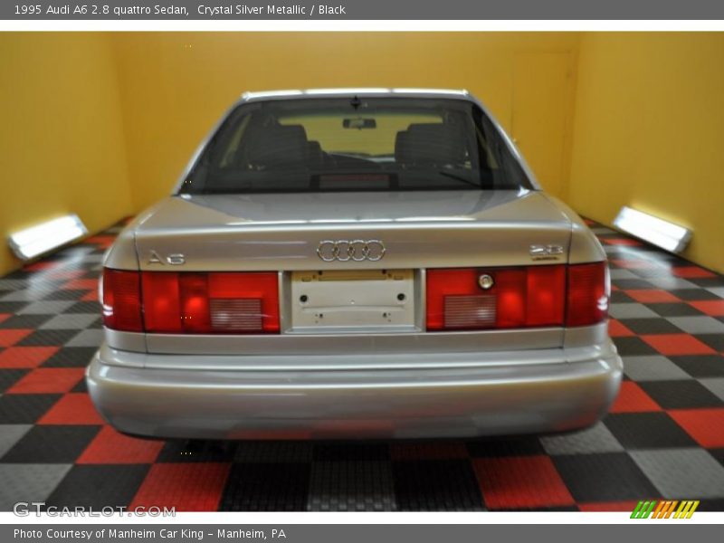 Crystal Silver Metallic / Black 1995 Audi A6 2.8 quattro Sedan