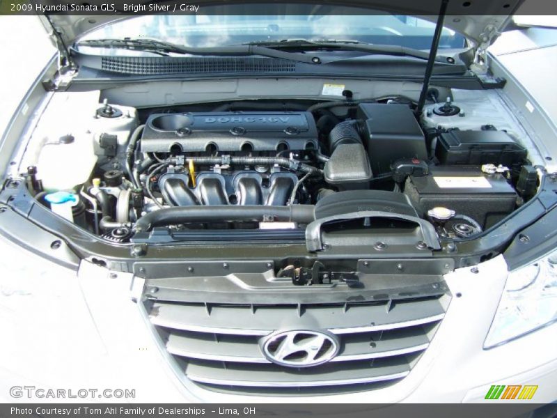 Bright Silver / Gray 2009 Hyundai Sonata GLS