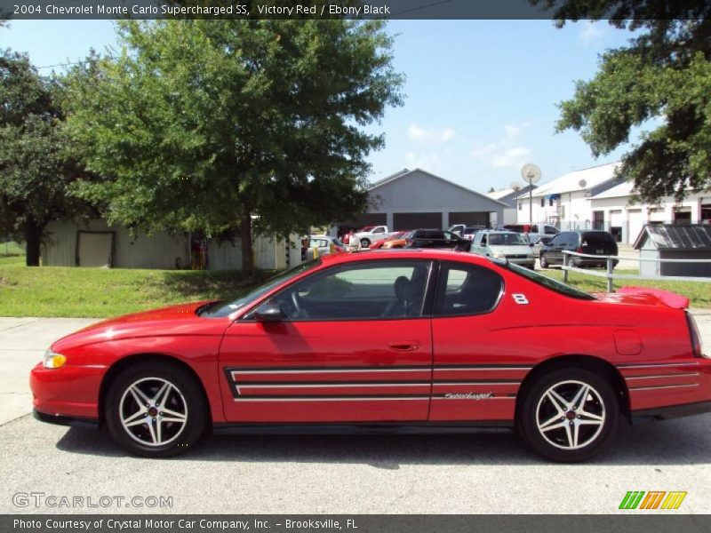 Victory Red / Ebony Black 2004 Chevrolet Monte Carlo Supercharged SS