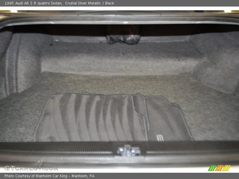 Crystal Silver Metallic / Black 1995 Audi A6 2.8 quattro Sedan