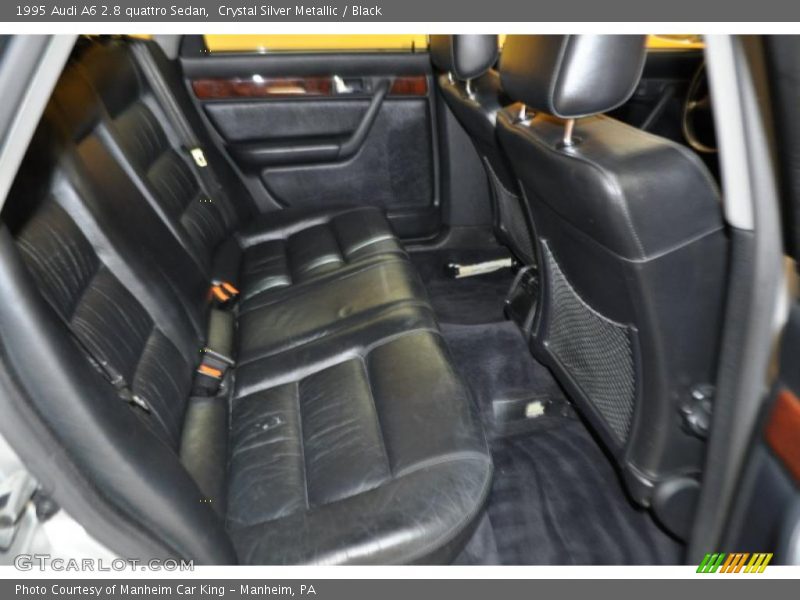 Crystal Silver Metallic / Black 1995 Audi A6 2.8 quattro Sedan