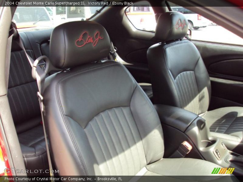 Victory Red / Ebony Black 2004 Chevrolet Monte Carlo Supercharged SS