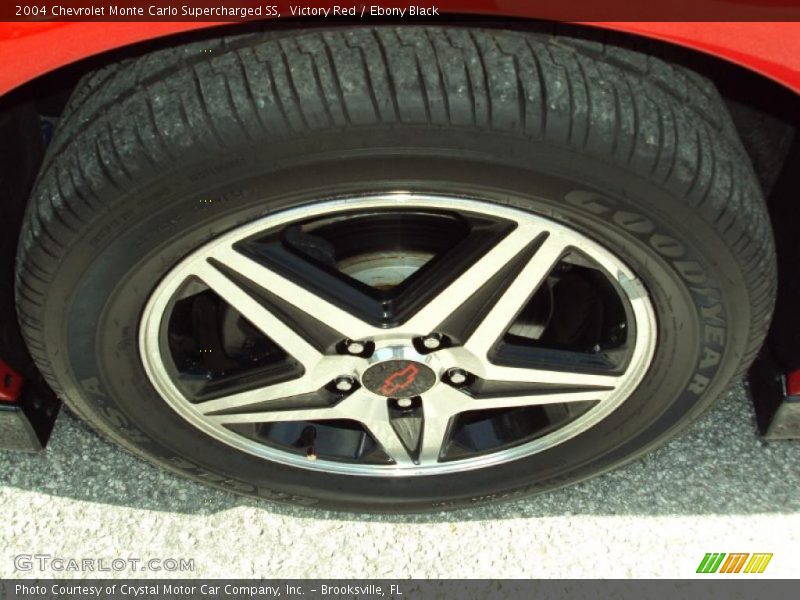 Victory Red / Ebony Black 2004 Chevrolet Monte Carlo Supercharged SS