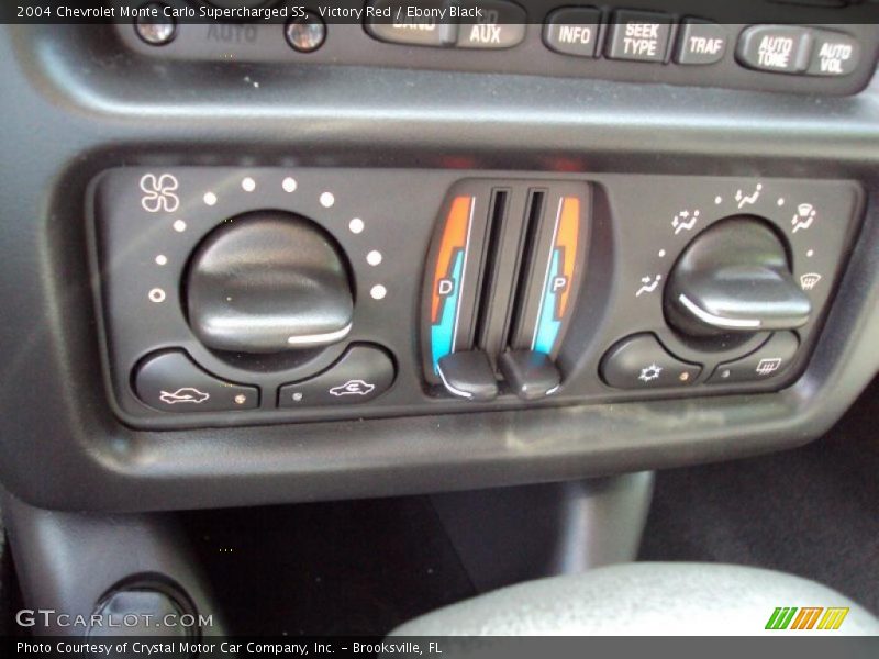 Victory Red / Ebony Black 2004 Chevrolet Monte Carlo Supercharged SS
