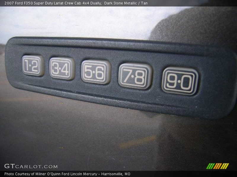 Dark Stone Metallic / Tan 2007 Ford F350 Super Duty Lariat Crew Cab 4x4 Dually
