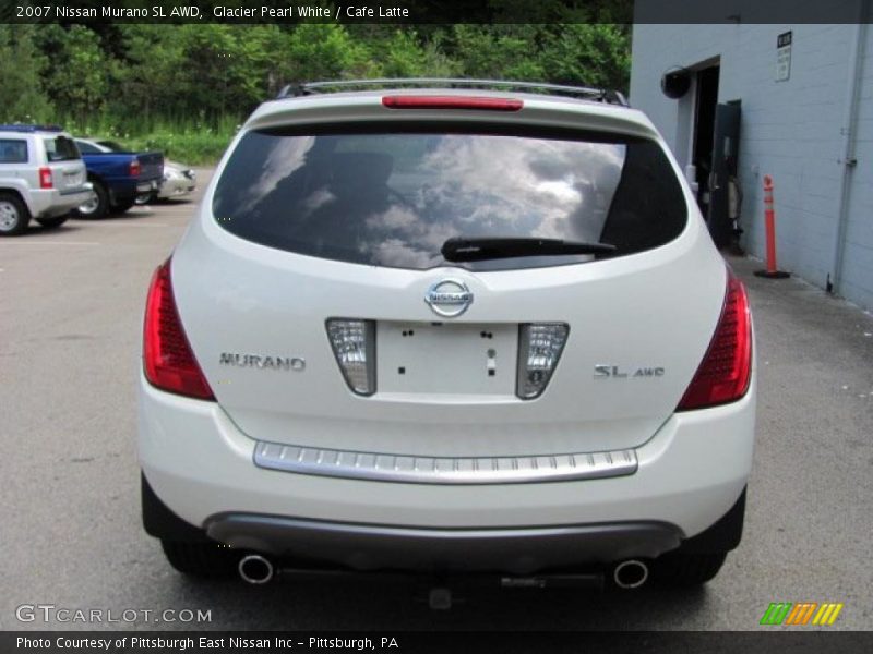 Glacier Pearl White / Cafe Latte 2007 Nissan Murano SL AWD