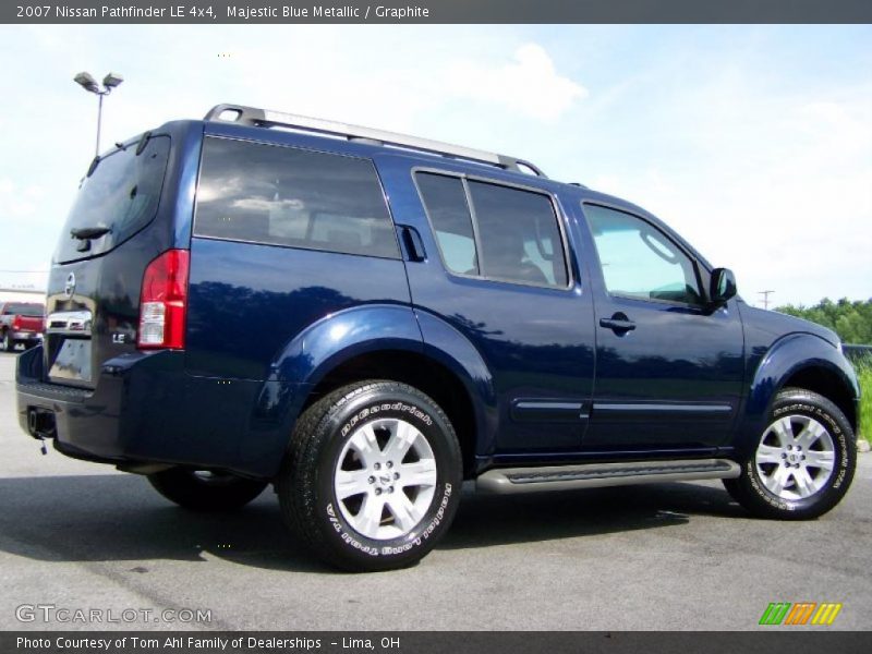 Majestic Blue Metallic / Graphite 2007 Nissan Pathfinder LE 4x4