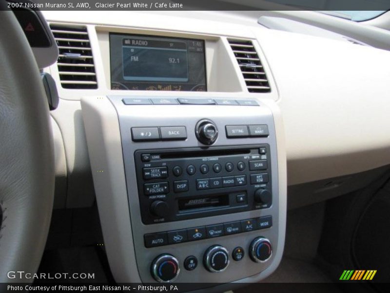 Glacier Pearl White / Cafe Latte 2007 Nissan Murano SL AWD