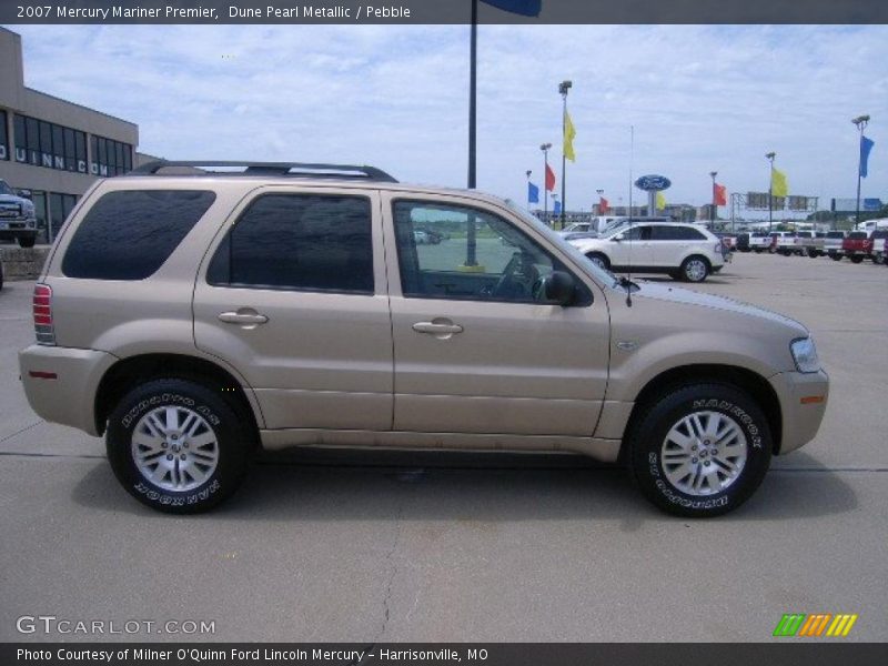 Dune Pearl Metallic / Pebble 2007 Mercury Mariner Premier