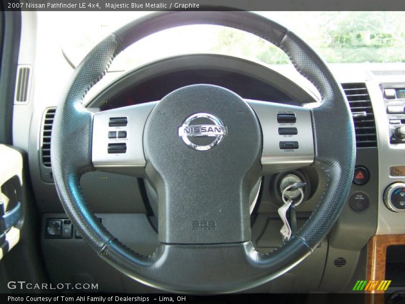 Majestic Blue Metallic / Graphite 2007 Nissan Pathfinder LE 4x4