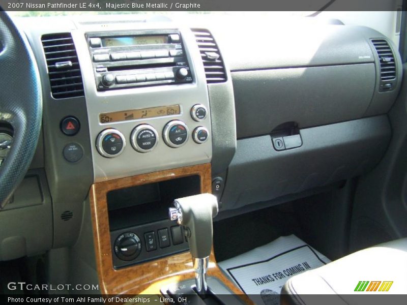 Majestic Blue Metallic / Graphite 2007 Nissan Pathfinder LE 4x4