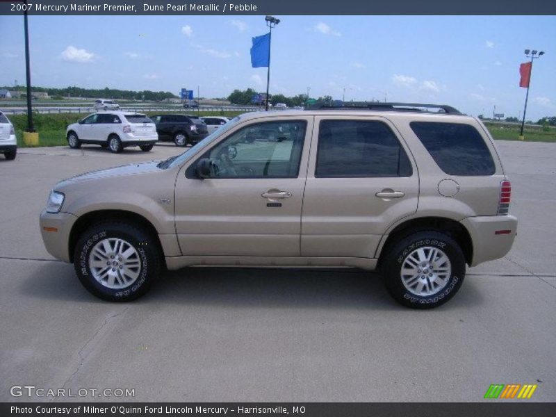 Dune Pearl Metallic / Pebble 2007 Mercury Mariner Premier