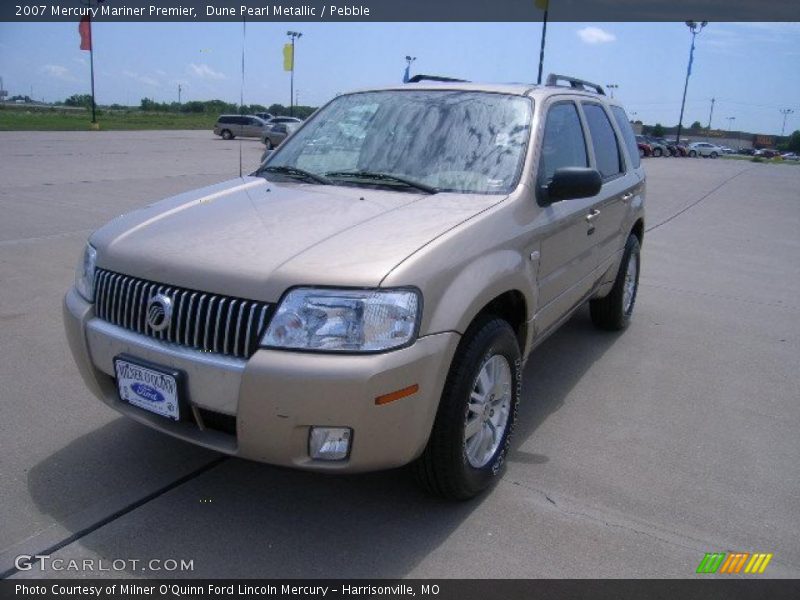 Dune Pearl Metallic / Pebble 2007 Mercury Mariner Premier