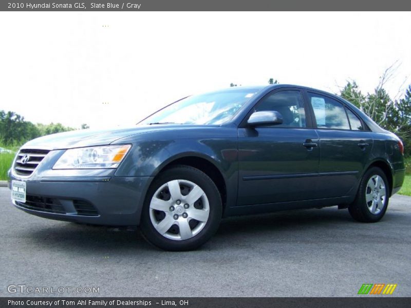 Slate Blue / Gray 2010 Hyundai Sonata GLS