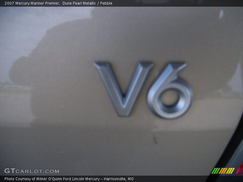 Dune Pearl Metallic / Pebble 2007 Mercury Mariner Premier