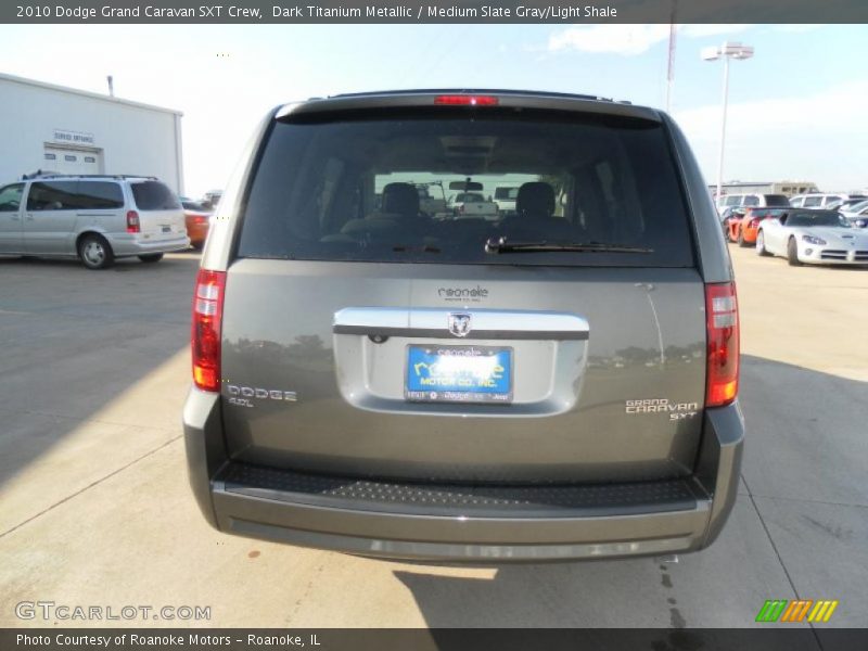 Dark Titanium Metallic / Medium Slate Gray/Light Shale 2010 Dodge Grand Caravan SXT Crew