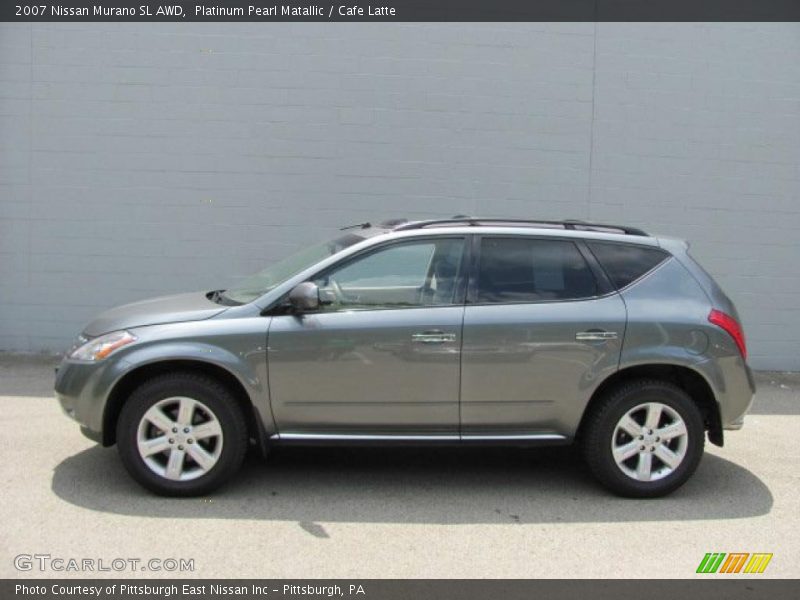 Platinum Pearl Matallic / Cafe Latte 2007 Nissan Murano SL AWD