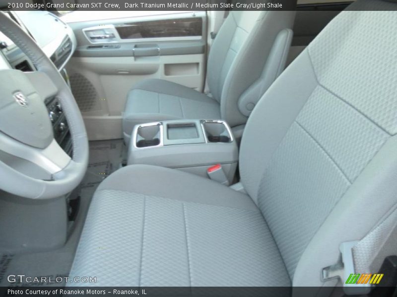 Dark Titanium Metallic / Medium Slate Gray/Light Shale 2010 Dodge Grand Caravan SXT Crew