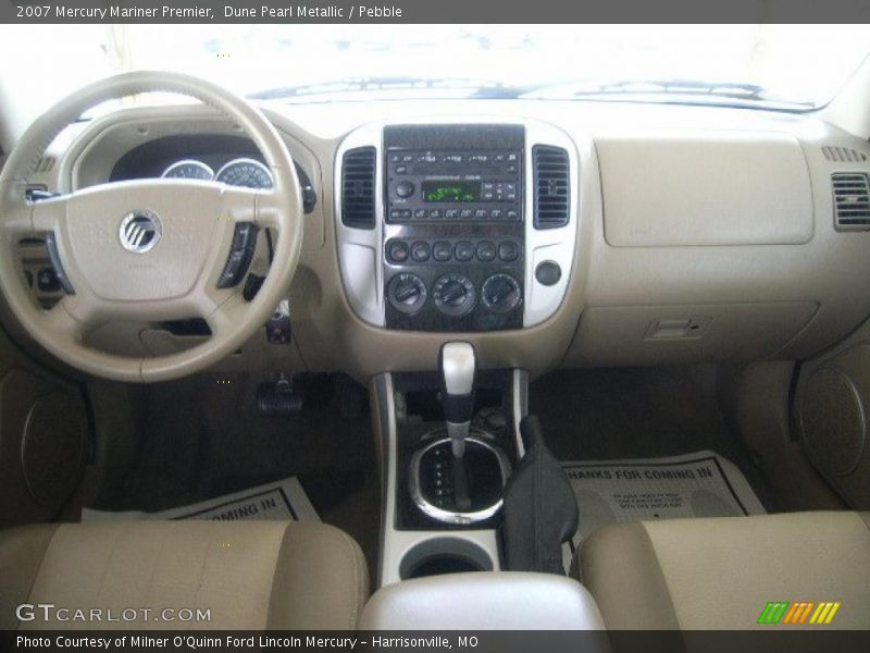Dune Pearl Metallic / Pebble 2007 Mercury Mariner Premier